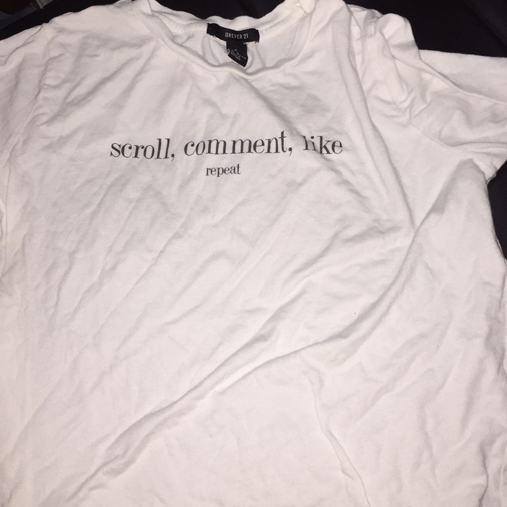 White tee shirt